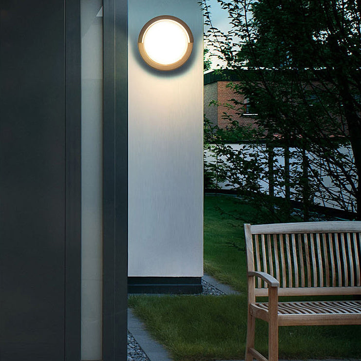 Modern Outdoor Wall Light LED IP54 Round And Square Profile