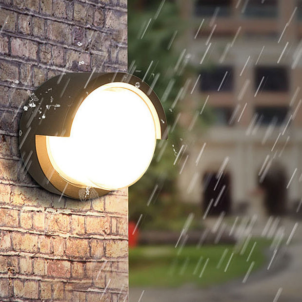 Modern Outdoor Wall Light LED IP54 Round And Square Profile
