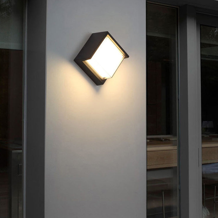 Modern Outdoor Wall Light LED IP54 Round And Square Profile
