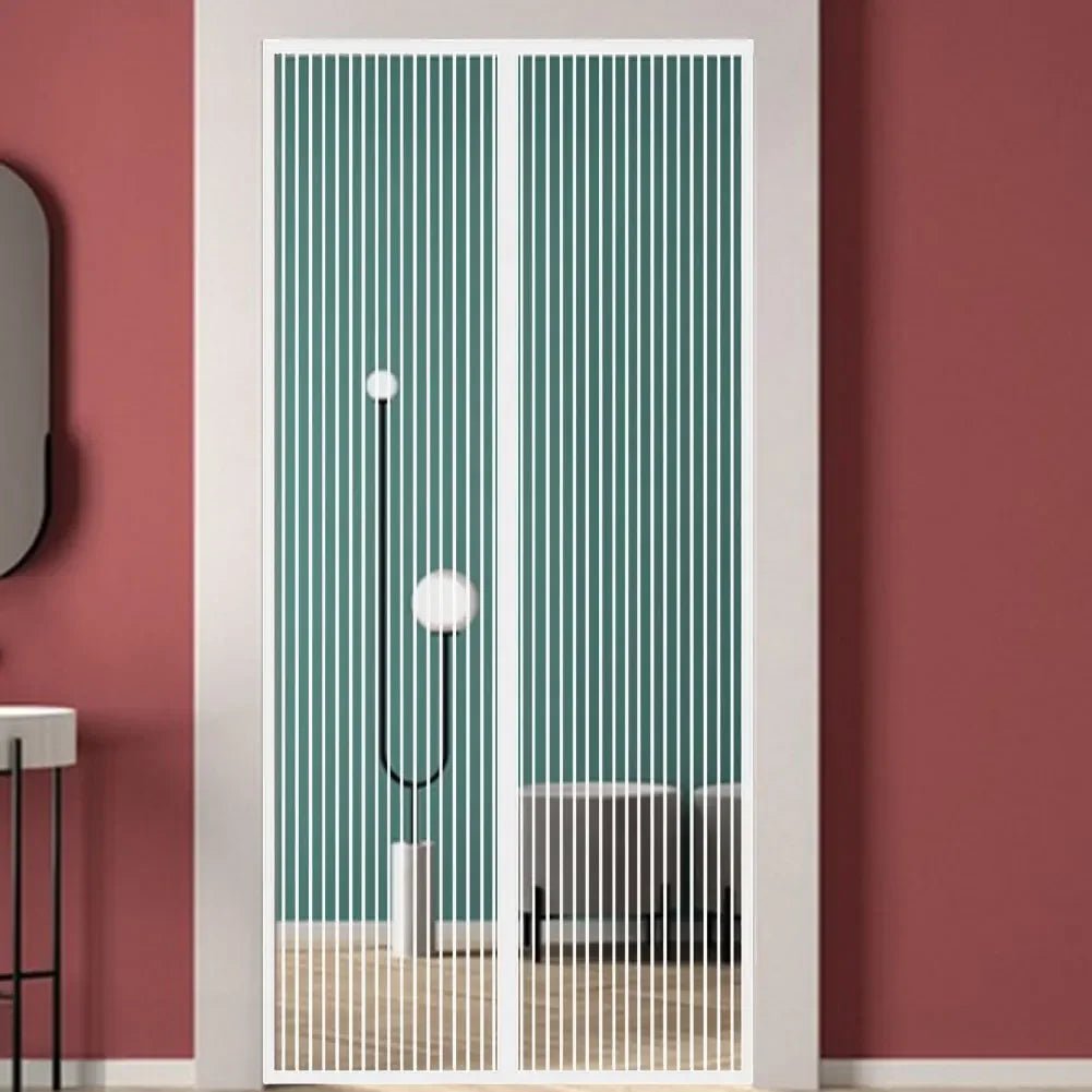 AeroMesh magnetiskt insektsnät för dörrar — automatisk självstängande design