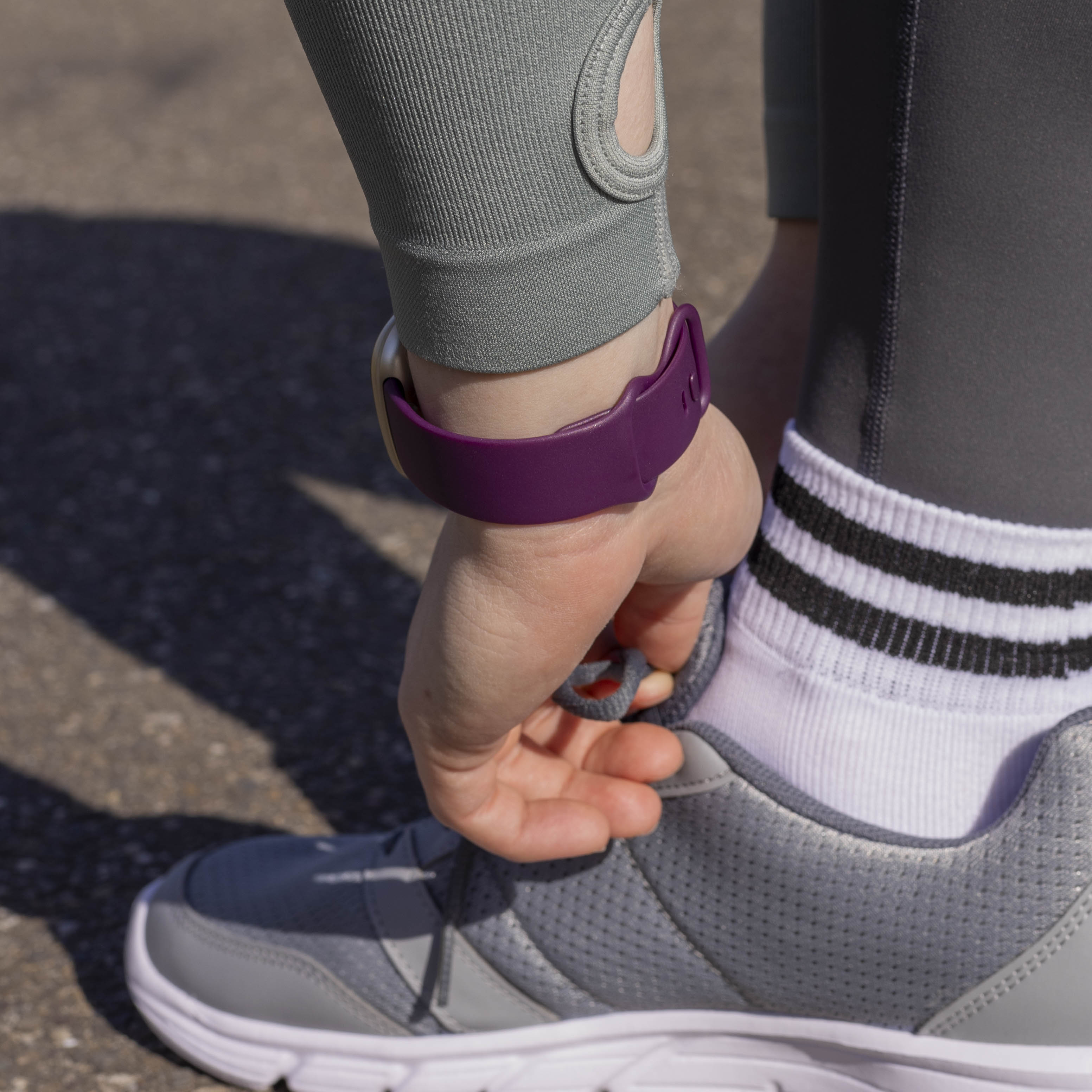Deep Purple Classic Silicone Strap for Fitbit Versa 3