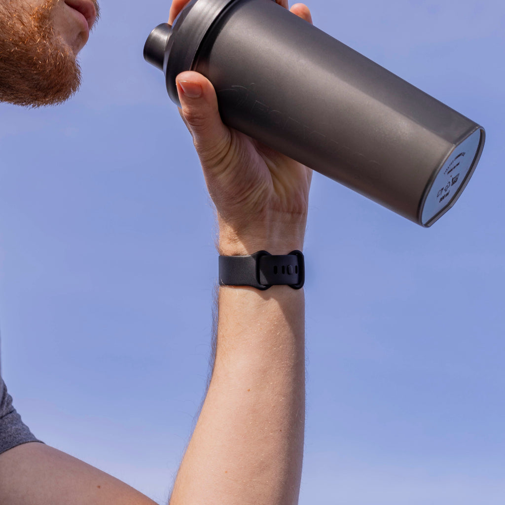 Černý originální klasický silikonový řemínek pro Fitbit Sense 2
