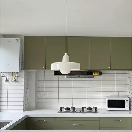Bauhaus Style Glass Pendant Light For Dining And Living Areas