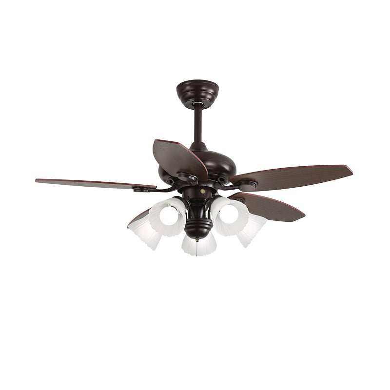 Vintage Ceiling Fan With Integrated Light And Classic Style