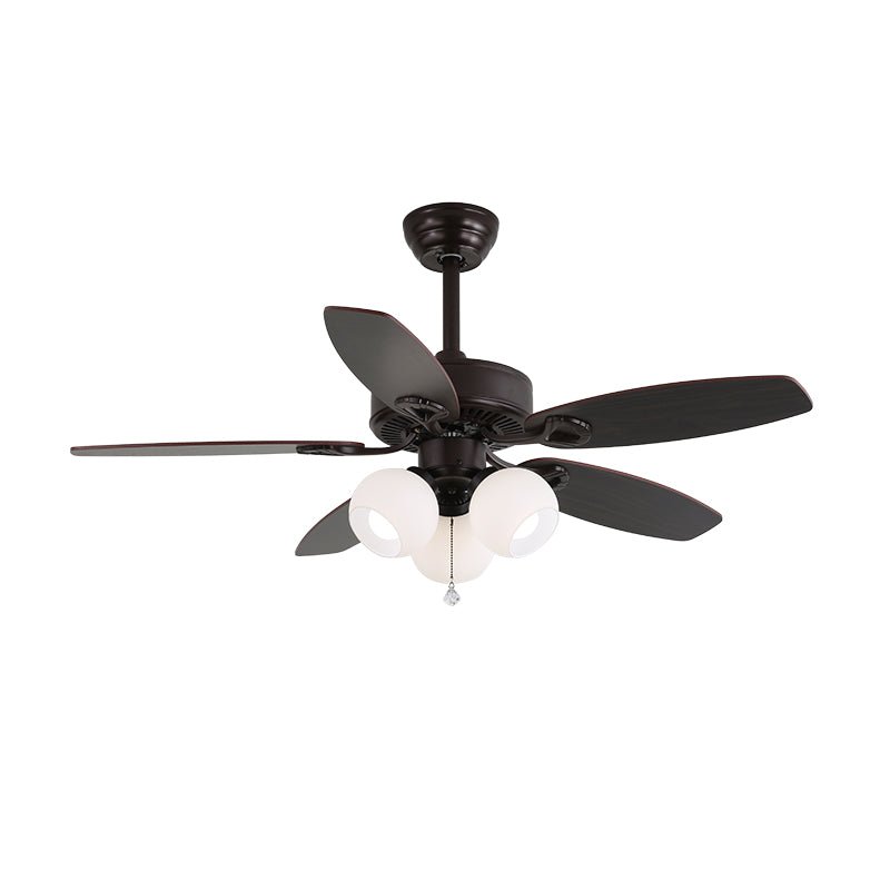 Vintage Ceiling Fan With Integrated Light And Classic Style