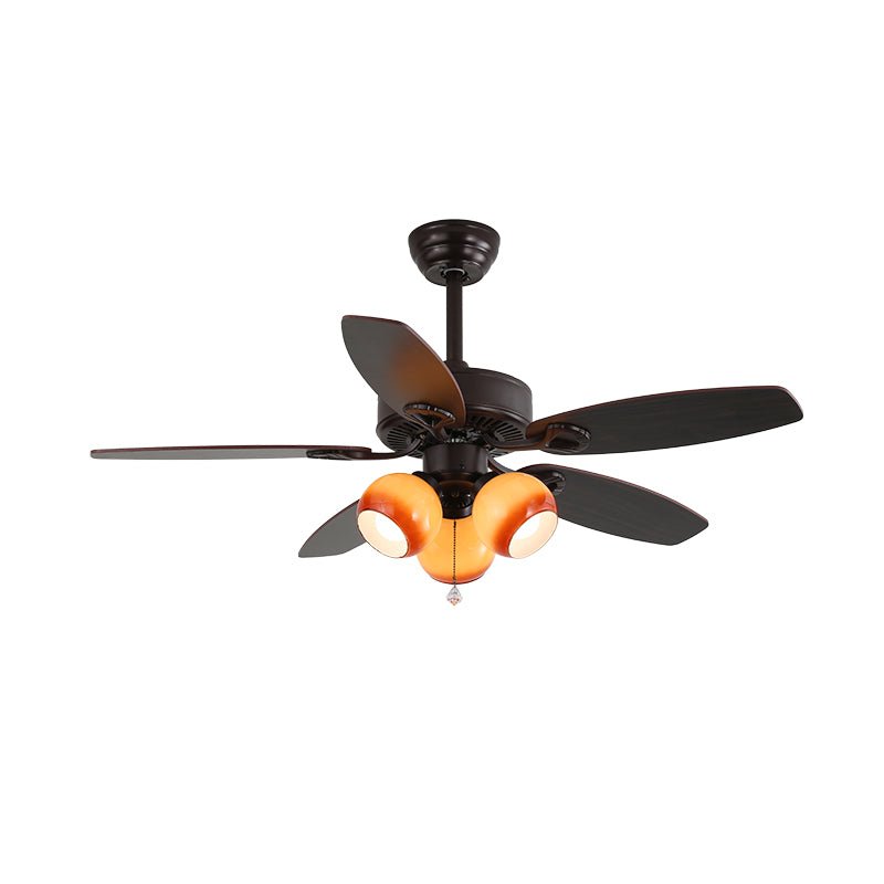Vintage Ceiling Fan With Integrated Light And Classic Style