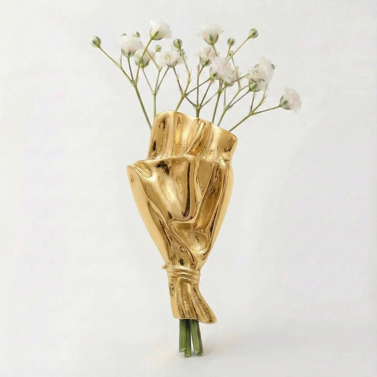 Broche portátil con jarrón — Abertura de 3-4cm para tallos de flores frescas