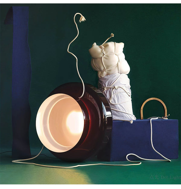 NovaLume Blown Glass Pendant Light With Organic Two Volume Silhouette For Modern Interiors