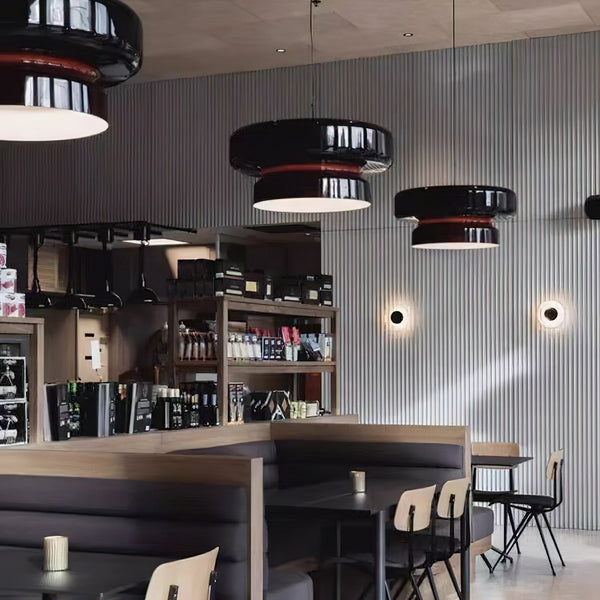 NovaLume Blown Glass Pendant Light With Organic Two Volume Silhouette For Modern Interiors