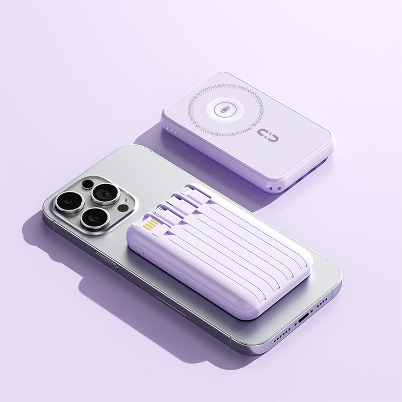 Power bank — Carregamento rápido inteligente, compatível com iPhone, Samsung e Android