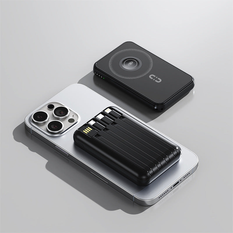 Power bank — Carregamento rápido inteligente, compatível com iPhone, Samsung e Android