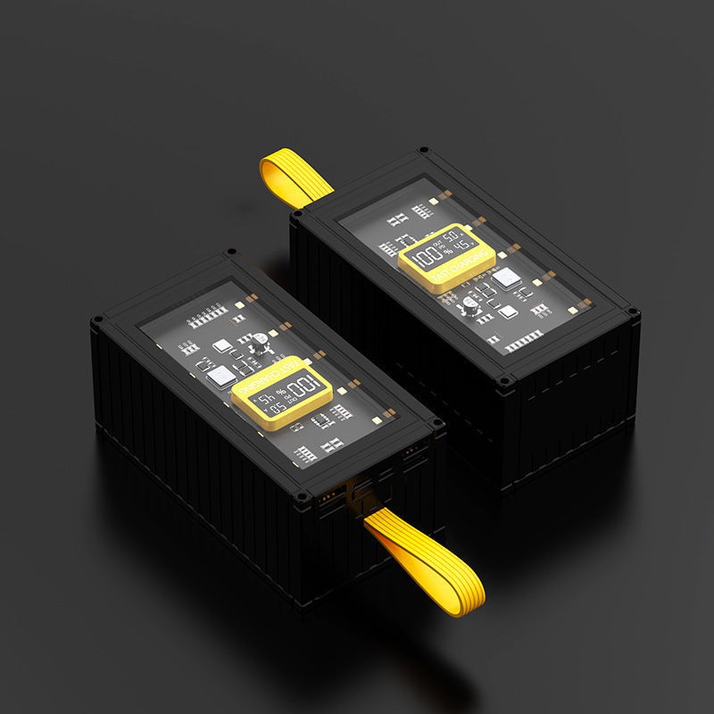 Power bank portátil — Carregamento rápido, visor digital, perfil fino