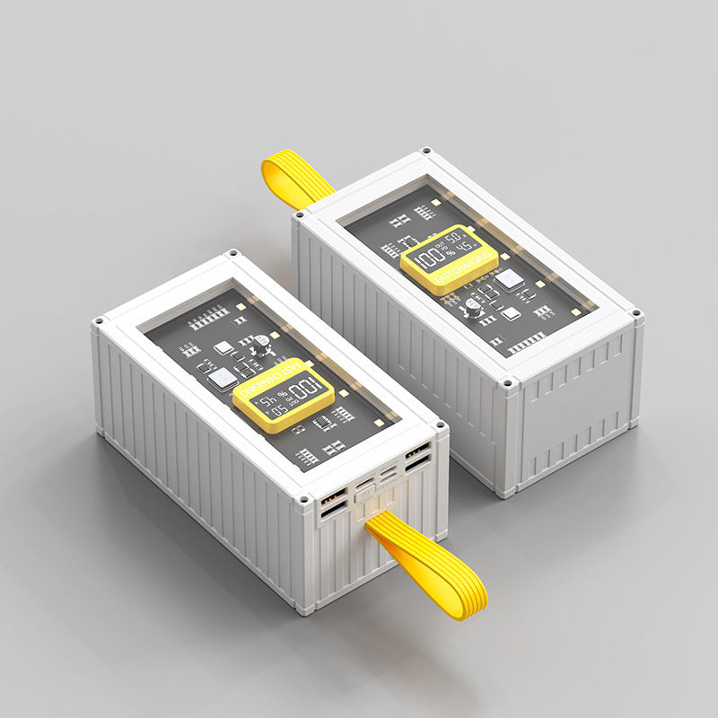 Power bank portátil — Carregamento rápido, visor digital, perfil fino