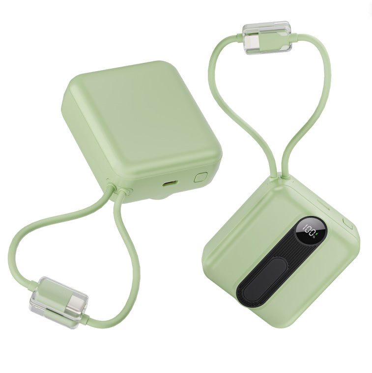 Power bank - cyfrowy wskaźnik, kable do szybkiego ładowania w zestawie