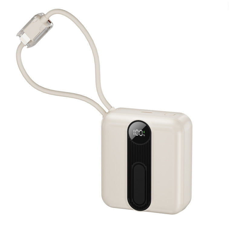 Power bank - cyfrowy wskaźnik, kable do szybkiego ładowania w zestawie