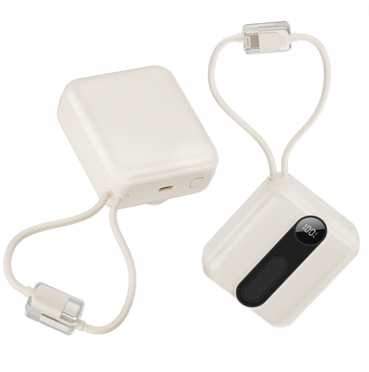 Power bank - cyfrowy wskaźnik, kable do szybkiego ładowania w zestawie