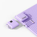 Tragbare Powerbank — integrierte Kabel und LCD-Display