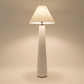 Astra Resin Floor Lamp With Minimalist Modern Design For Living Room And A Sleek Tapered Silhouette