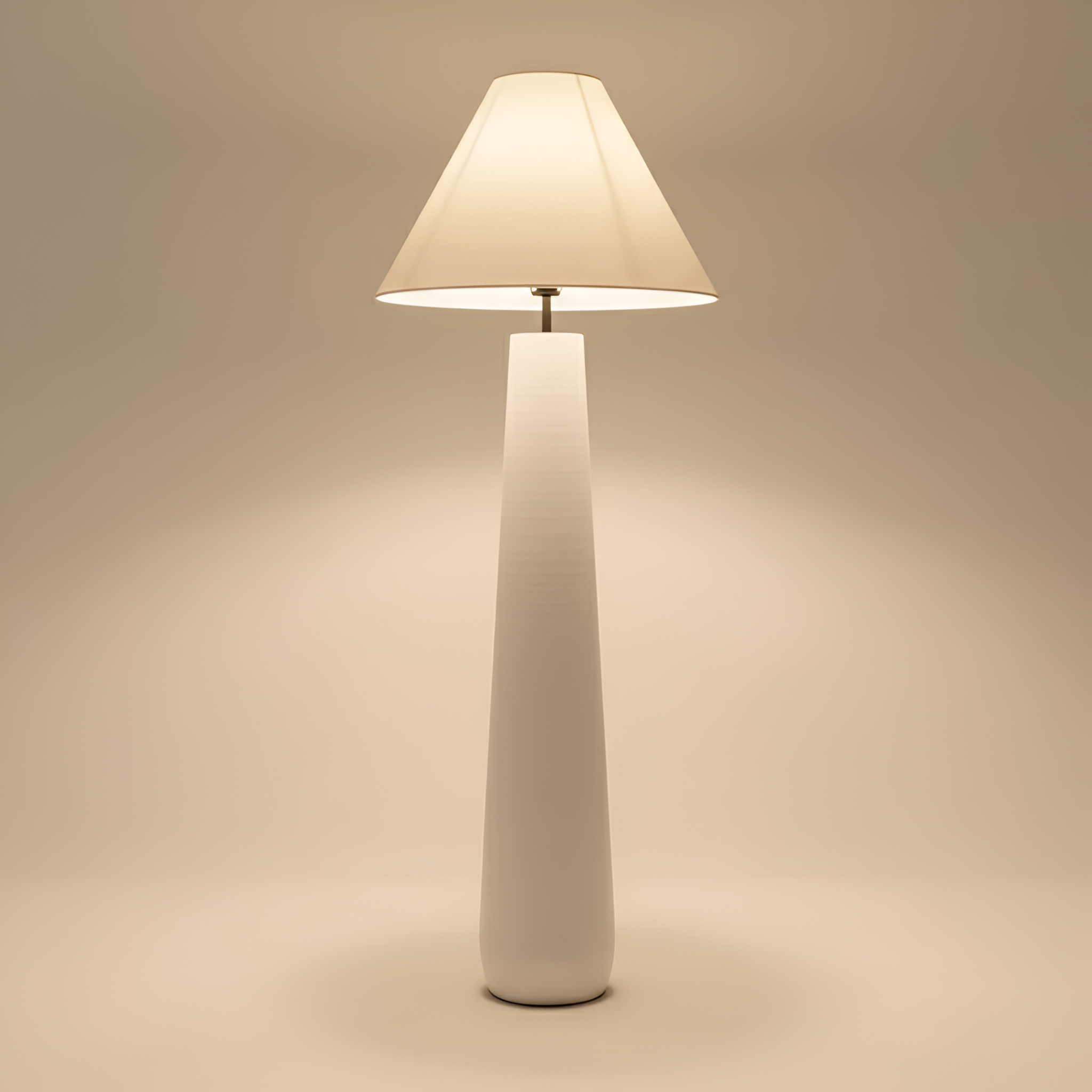 Astra Resin Floor Lamp With Minimalist Modern Design For Living Room And A Sleek Tapered Silhouette