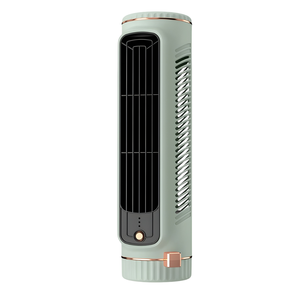 USB Bladeless Tower Fan For Desk And Office With 60-Degree Oscillation