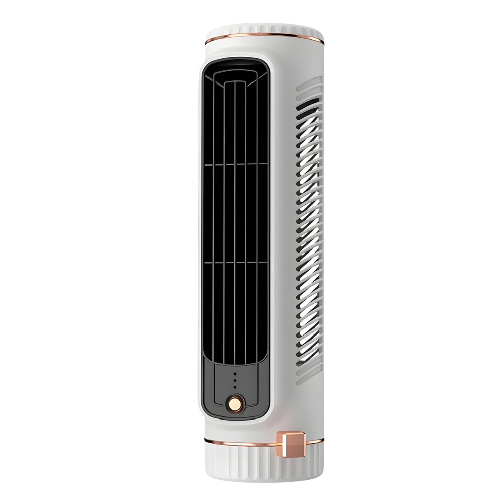 USB Bladeless Tower Fan For Desk And Office With 60-Degree Oscillation