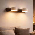 Aurelia LED-vegglampe i travertin — arkitekttegnet studiodesign