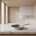 Hammered Titanium Frying Pan With Nonstick Coating Induction Compatible