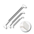 Telescopic Shower Rod For Shower Curtain Or Cabinet No Drill Install