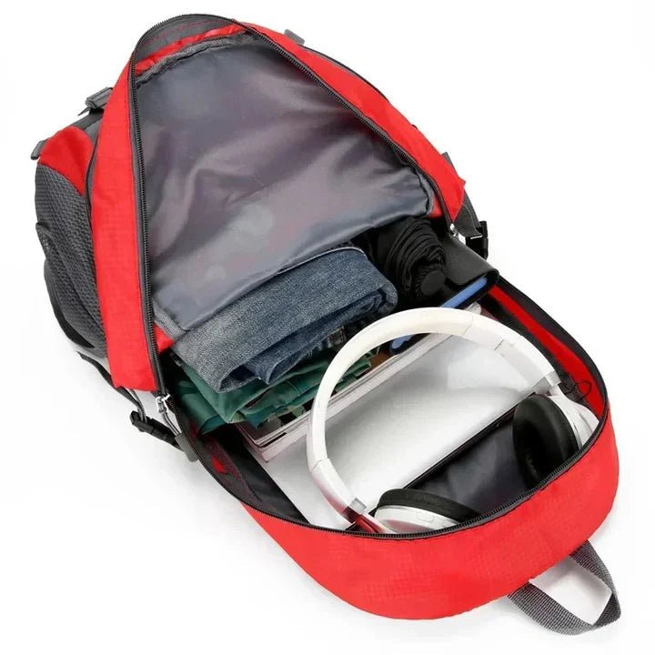 CLOTILDE Waterproof Travel Backpack — Ergonomic Straps