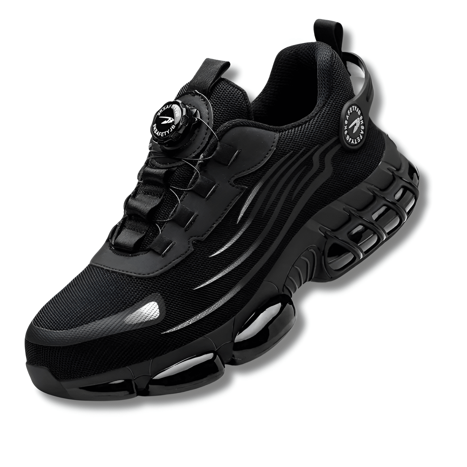 Steel Toe Work Shoes With Kevlar Midsole And Slip Resistant Sole