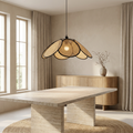 Asterra Rattan Ceiling Light With Bohemian Style For Living Rooms And Kitchens At Home