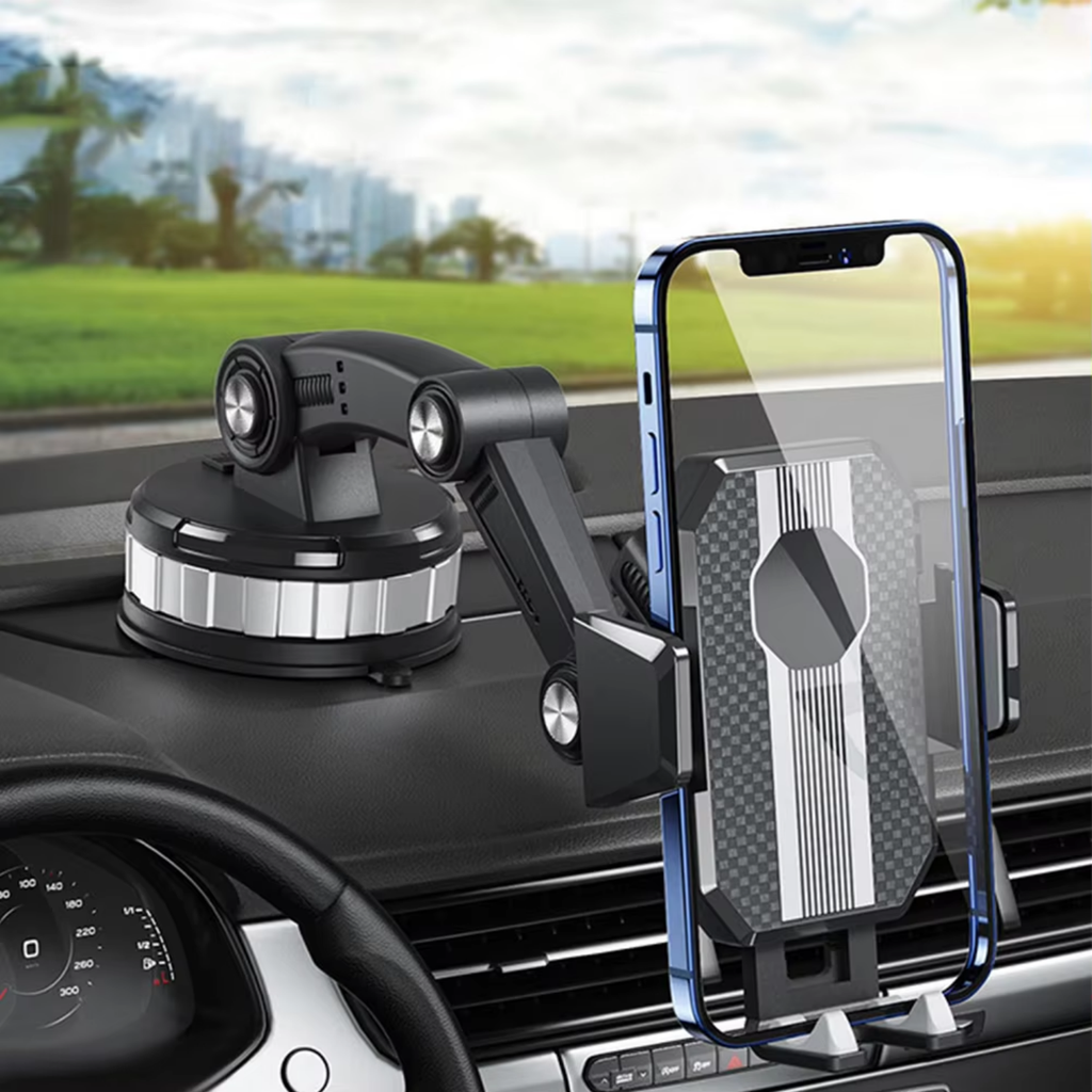 Universal Car Dashboard Phone Holder With 360-Degree Rotation And Strong Suction