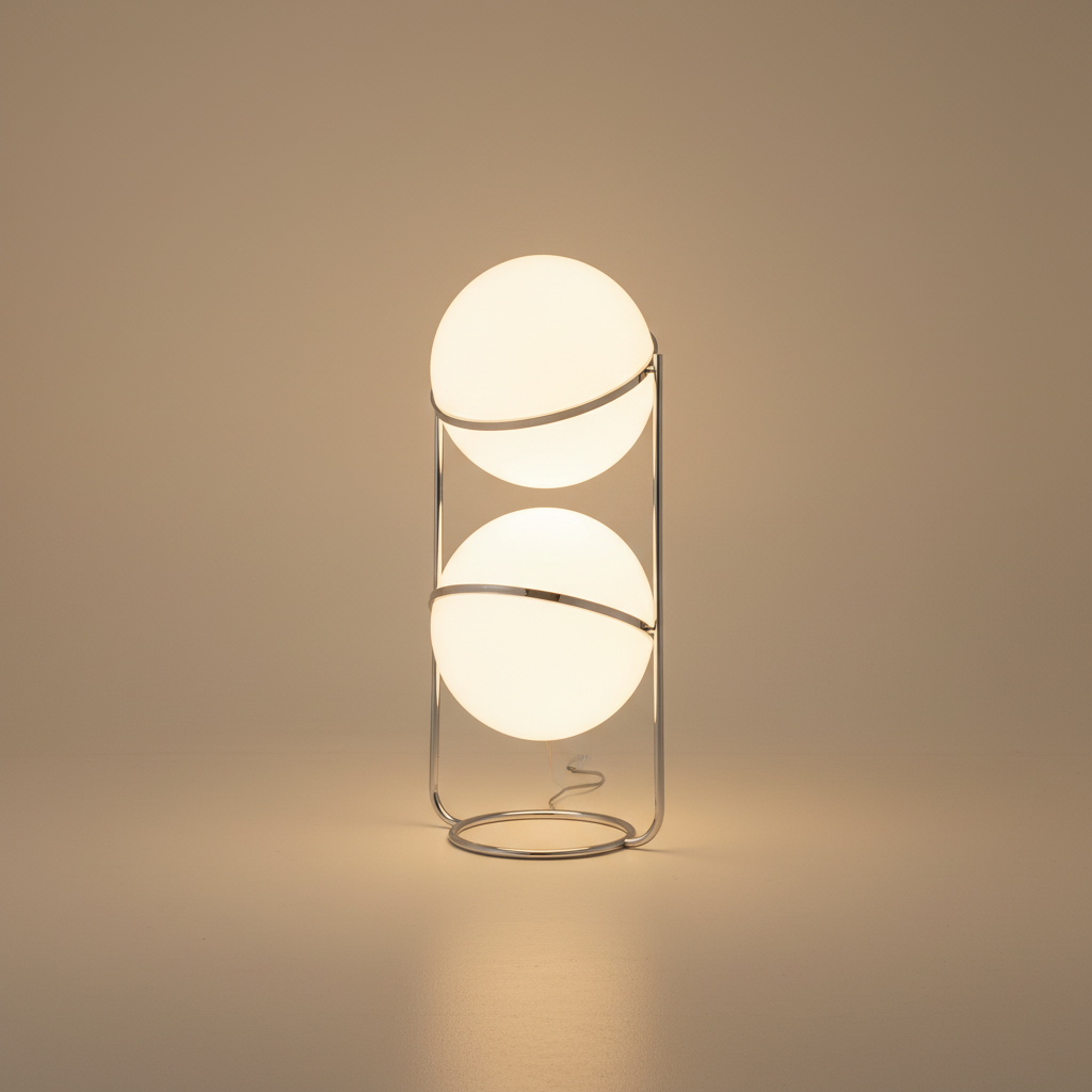 AstraSphere Chrome Finish Pendant Light In Glass Design For Modern Interiors And Homes