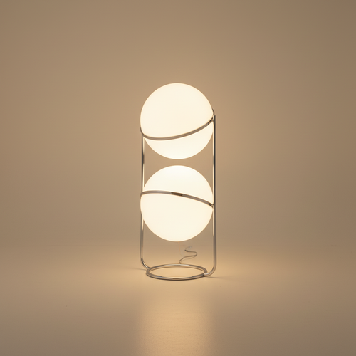 AstraSphere Chrome Finish Pendant Light In Glass Design For Modern Interiors And Homes