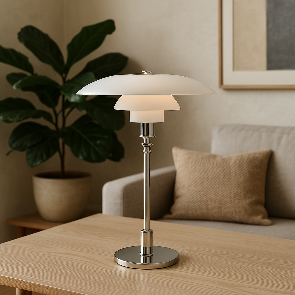 NovaGlow LED Table Lamp For Bedroom, Living Room, And Reading, Modern Minimalist Design