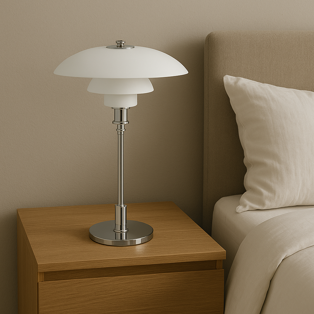 NovaGlow LED Table Lamp For Bedroom, Living Room, And Reading, Modern Minimalist Design