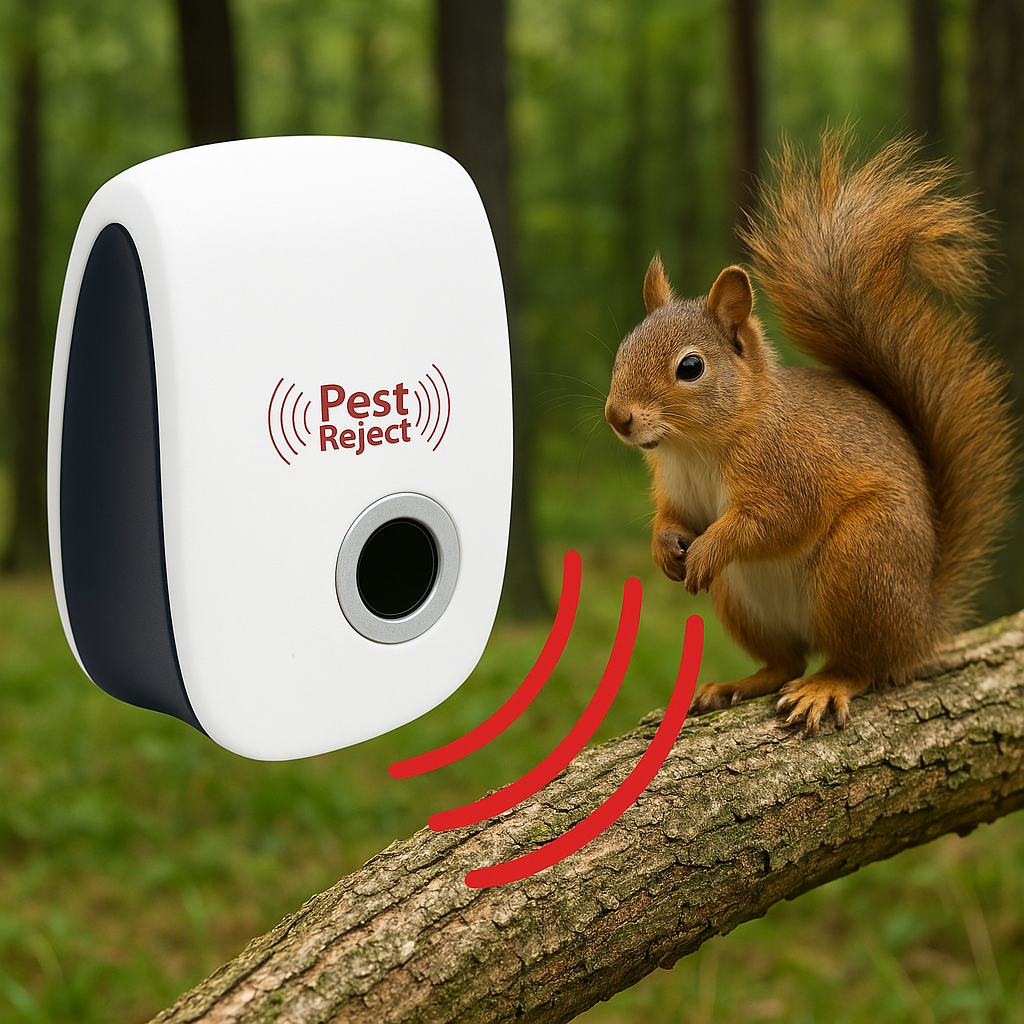 Garden Ultrasonic Pest Repeller, No Chemicals, Child And Pet Friendly, Up To 74 Sq Meters