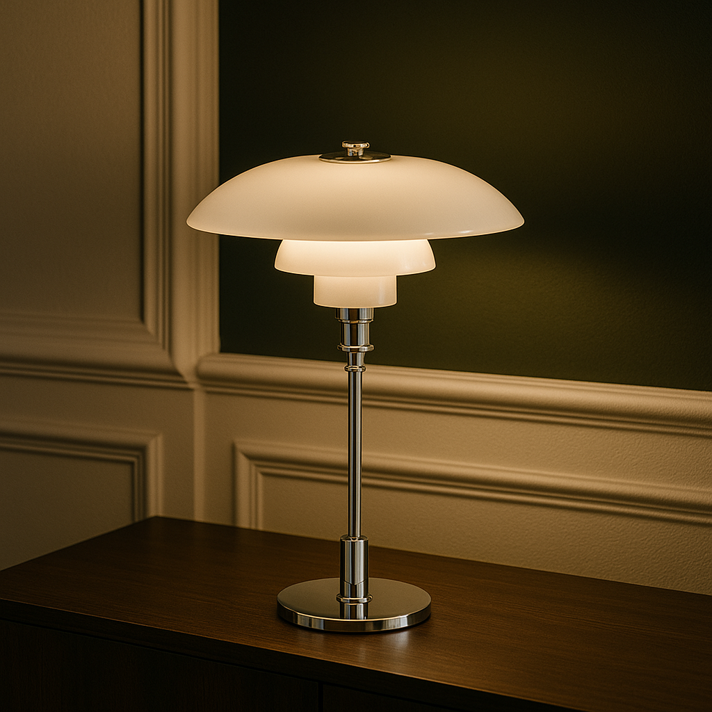 NovaGlow LED Table Lamp For Bedroom, Living Room, And Reading, Modern Minimalist Design