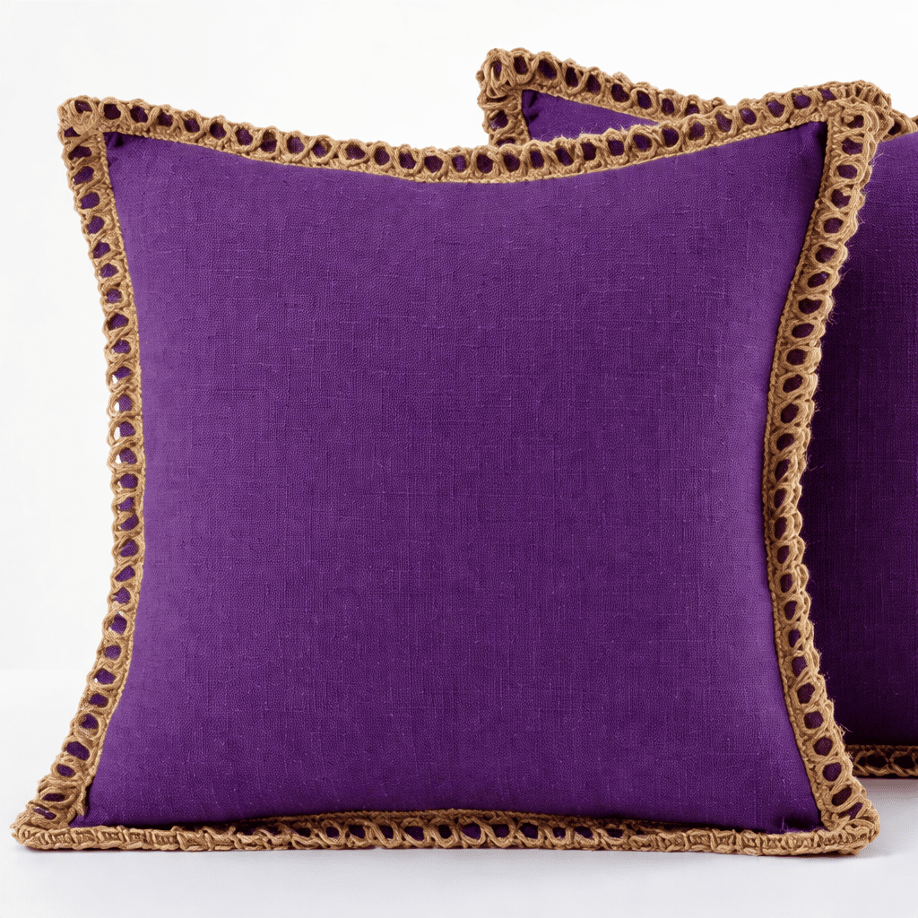 Elegant French Style LuminaVie Decorative Pillow — Bright Color Design