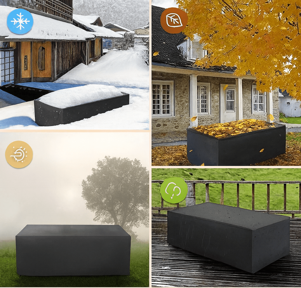 Allweather Outdoor Furniture Cover With Waterproof UV-Resistant Protection