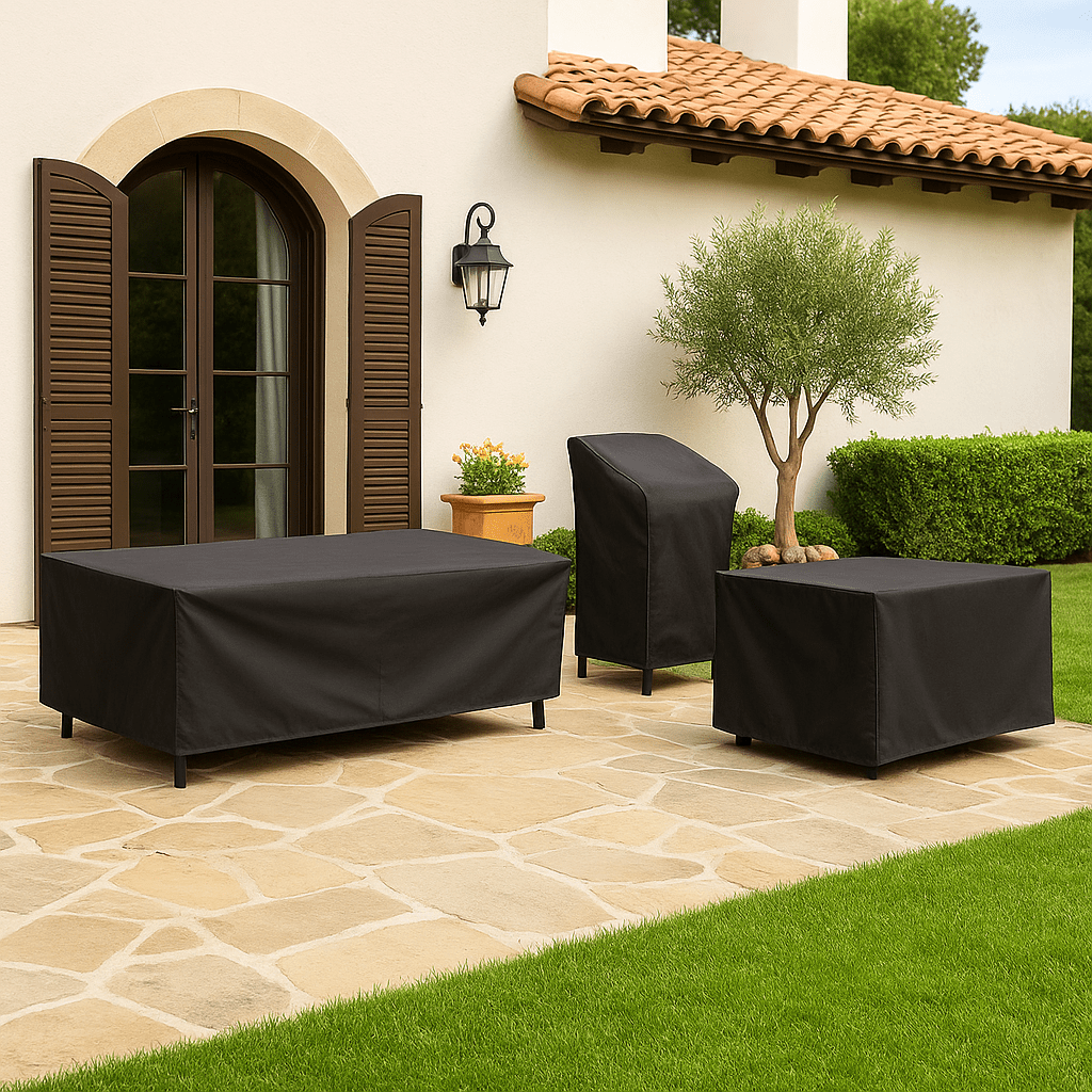 Allweather Outdoor Furniture Cover With Waterproof UV-Resistant Protection