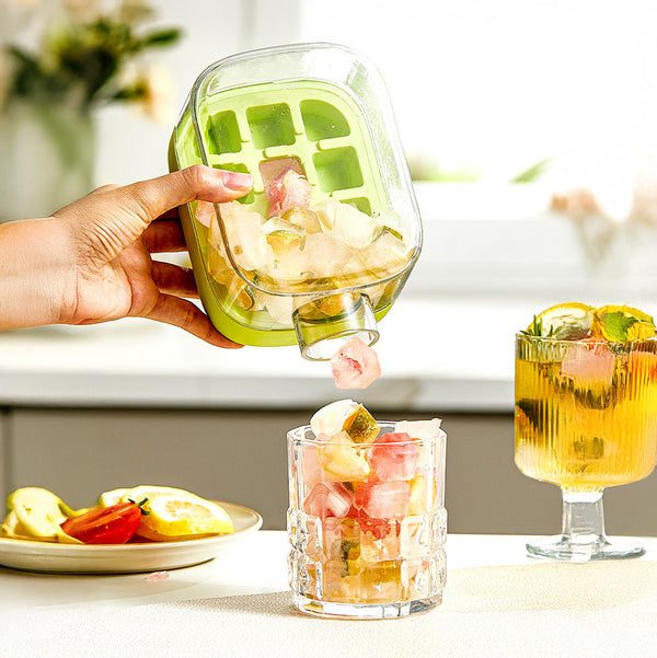 2-In-1 Ice Cube Hydration Bottle Removable Upper Freezing Chamber