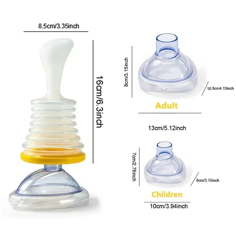 AirGuard Pro Compact Choking Aid Kit — Fast-Suction Emergency Relief Device