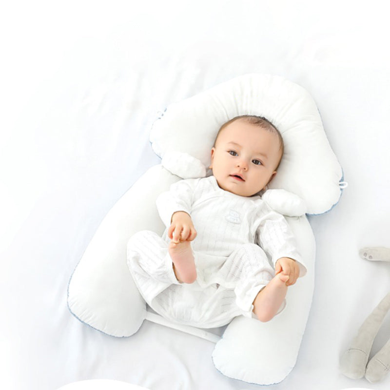 Nastavitelný ergonomický polštář ComfortNest pro spánek miminek — tvarovaná konstrukce, opora pro správnou polohu kojence