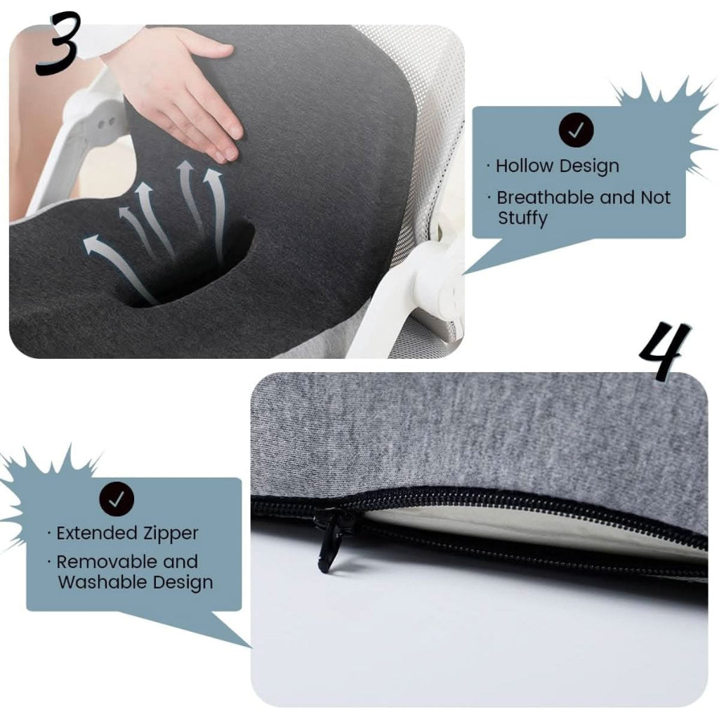 Comfort Cushion ergonomikus memóriahabos ülőpárna — anatómiailag formázott kialakítás