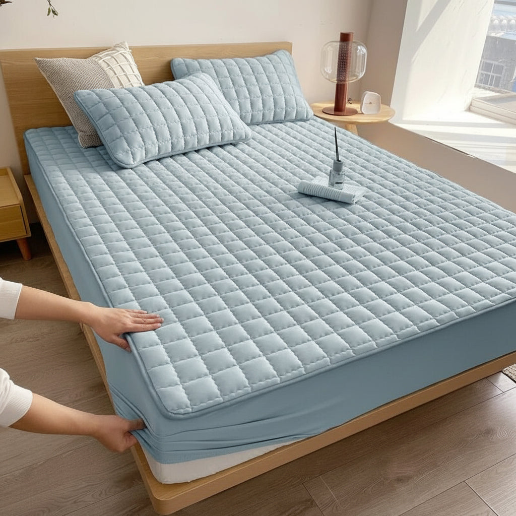 Comfort Shield vízálló matracvédő — légáteresztő felső réteg, nedvességálló védőréteg