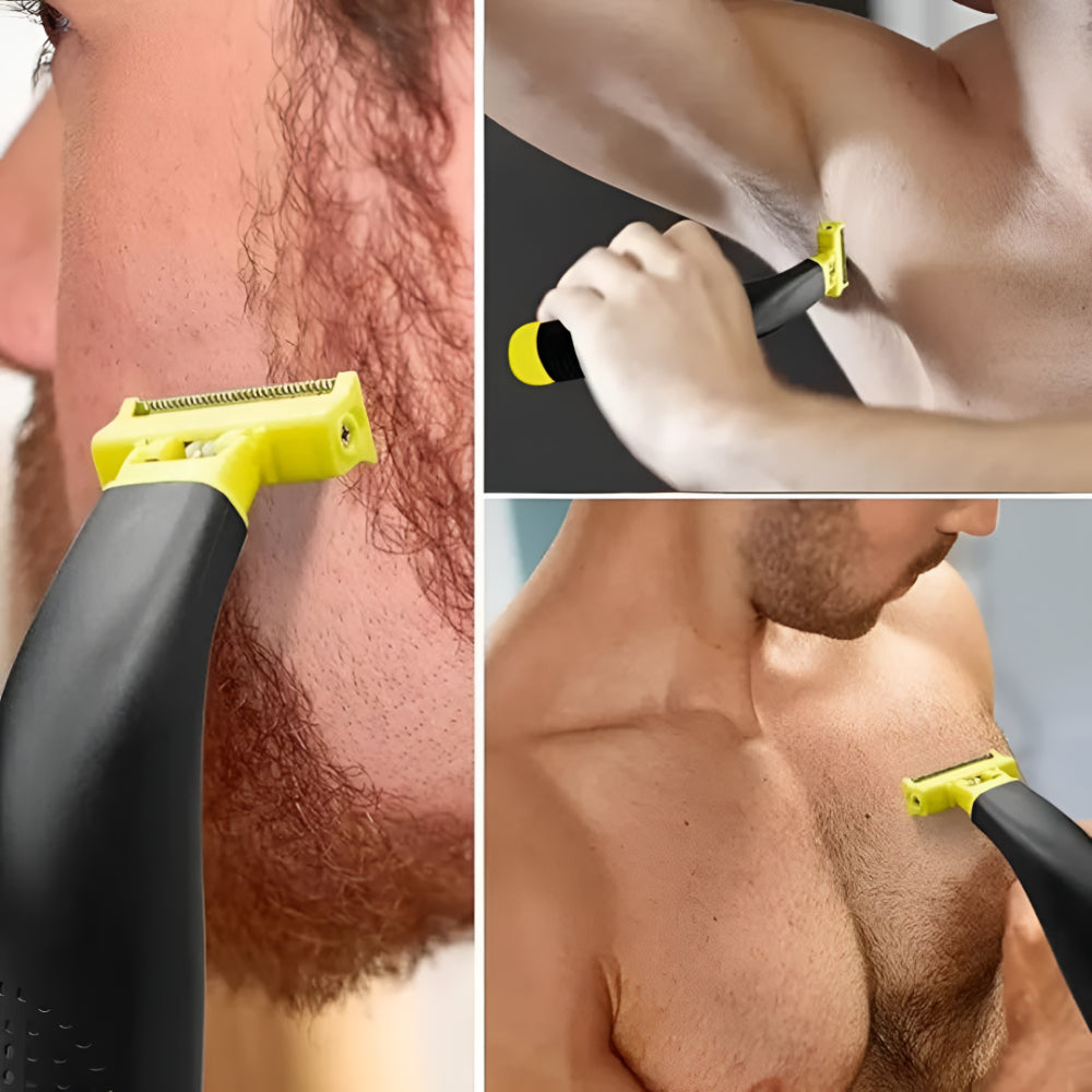 Portable Electric Shaver — 6.7 x 1.5 Inch Slim Body, USB Type-C Charging