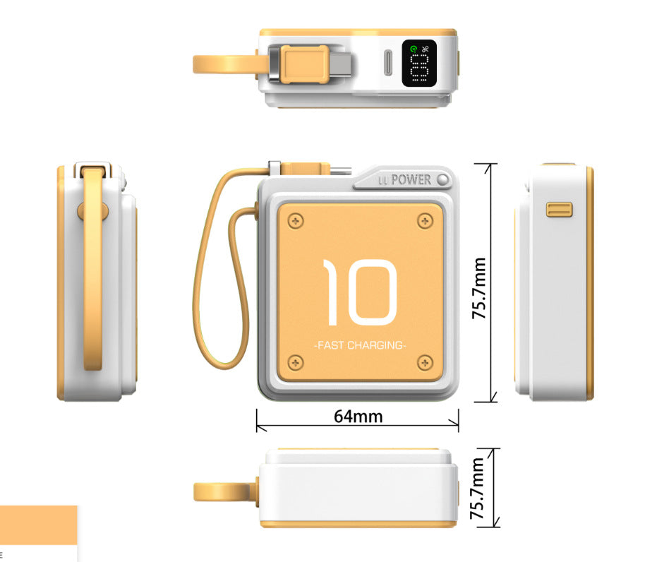 Power Bank — Smart Digital Display, Intelligent Protection, Rapid Charging