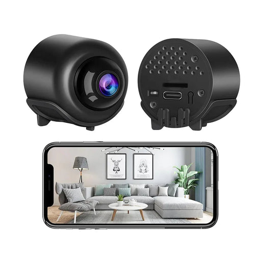 1080P HD Indoor Surveillance Camera — WiFi, Night Vision, Compact