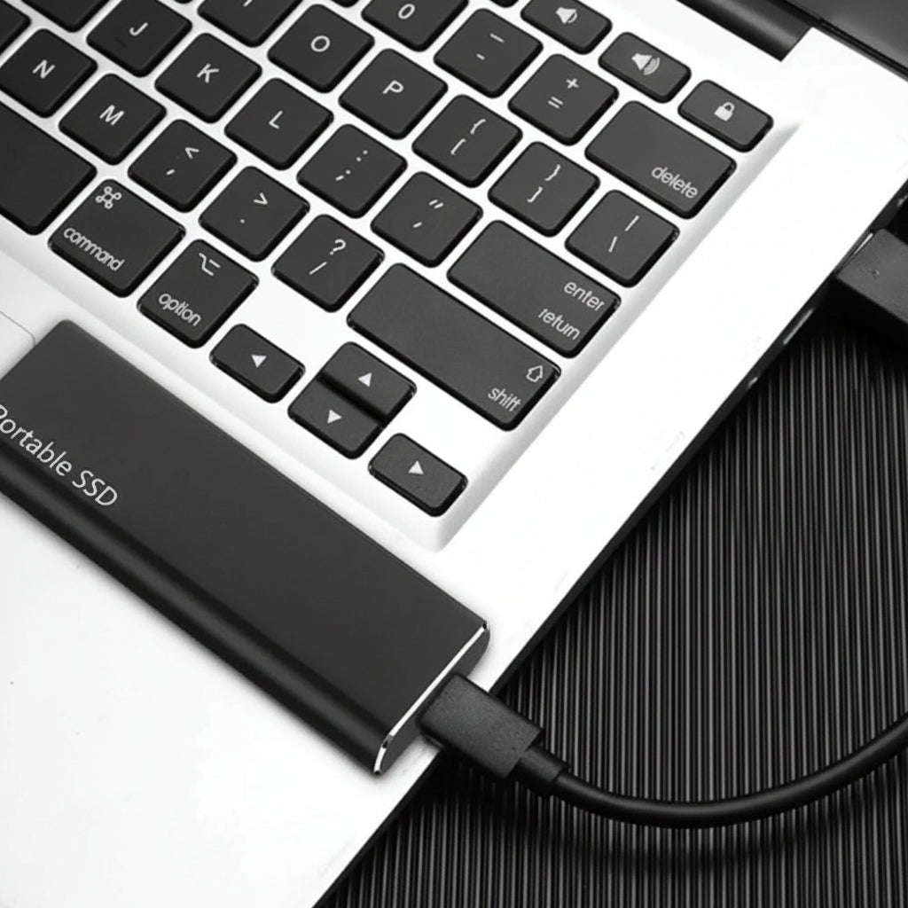 SSD portatile sottile da 4TB con USB-C